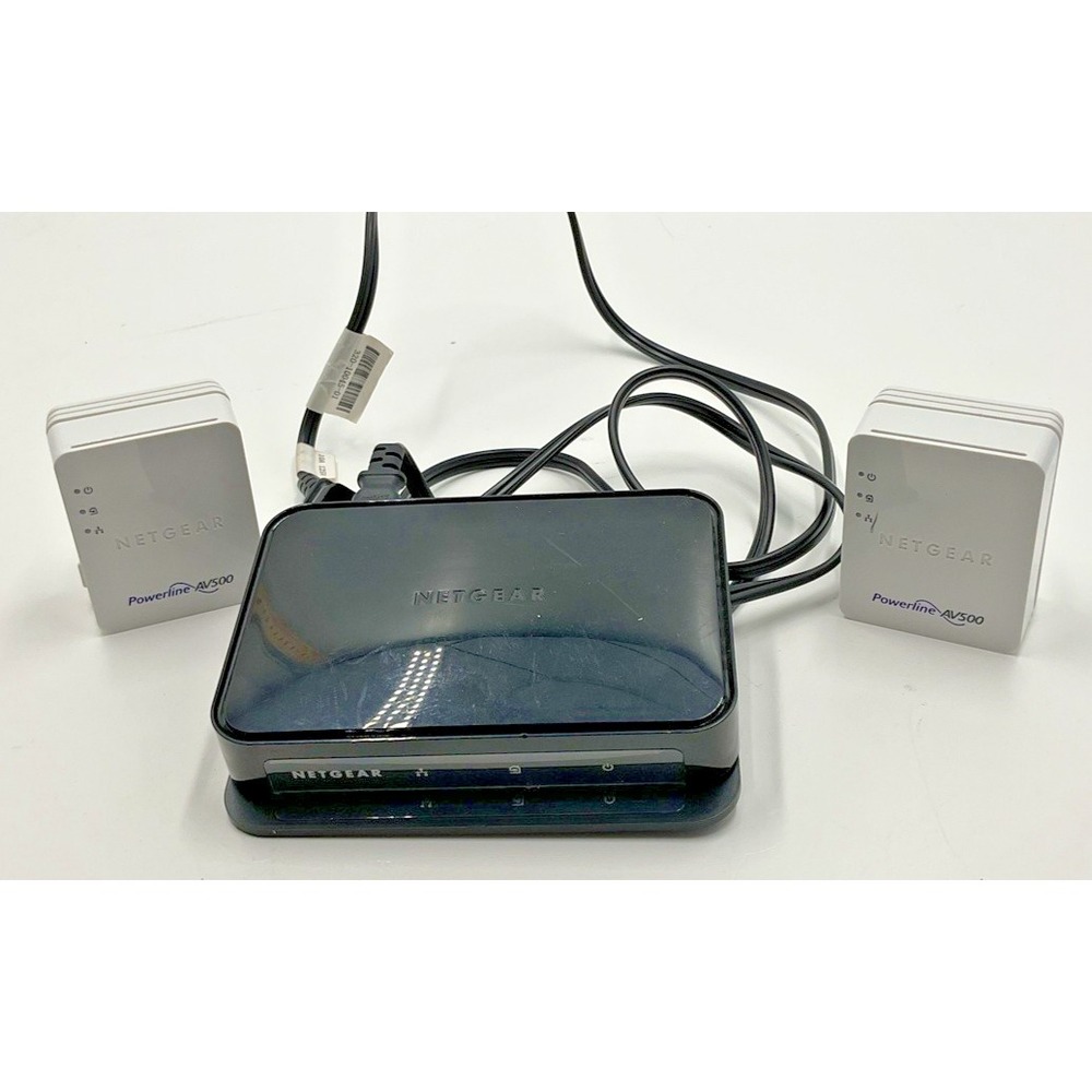 Netgear Powerline AV500‎ Adapter Kit XAV5004 4-Port Hub